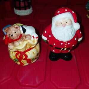 Santa Anne Presents  salt and pepper shaker